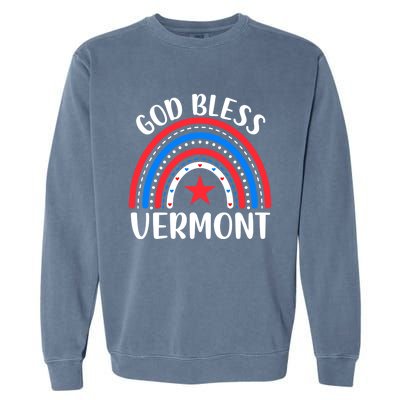 Vermongift I Love Vermont Usa Great Gift Garment-Dyed Sweatshirt