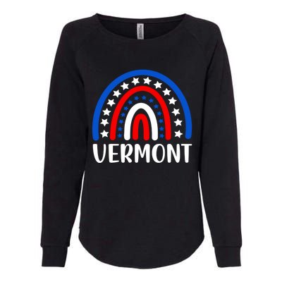 Vermongift I Love Vermont Usa Funny Gift Womens California Wash Sweatshirt