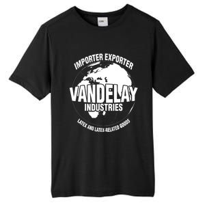 Vandelay Industries Latex Related Goods Funny Tall Fusion ChromaSoft Performance T-Shirt