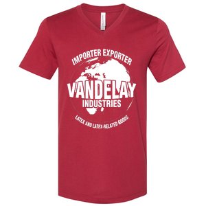 Vandelay Industries Latex Related Goods Funny V-Neck T-Shirt