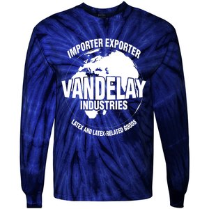 Vandelay Industries Latex Related Goods Funny Tie-Dye Long Sleeve Shirt