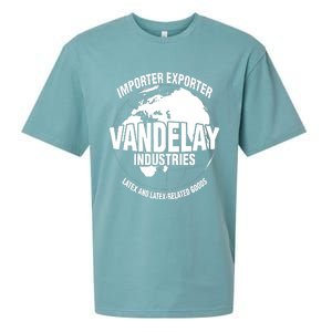 Vandelay Industries Latex Related Goods Funny Sueded Cloud Jersey T-Shirt