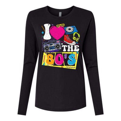 Vintage I Love The 80s I Love The 80s Womens Cotton Relaxed Long Sleeve T-Shirt