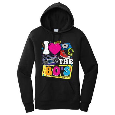 Vintage I Love The 80s I Love The 80s Women's Pullover Hoodie