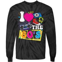 Vintage I Love The 80s I Love The 80s Tie-Dye Long Sleeve Shirt