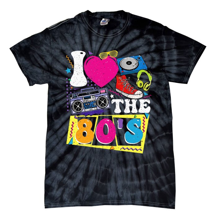 Vintage I Love The 80s I Love The 80s Tie-Dye T-Shirt