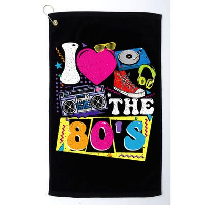 Vintage I Love The 80s I Love The 80s Golf Towel