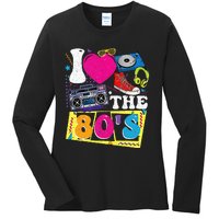 Vintage I Love The 80s I Love The 80s Ladies Long Sleeve Shirt