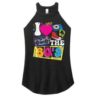 Vintage I Love The 80s I Love The 80s Women’s Perfect Tri Rocker Tank