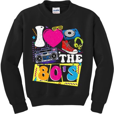 Vintage I Love The 80s I Love The 80s Kids Sweatshirt
