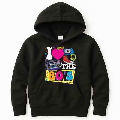 Vintage I Love The 80s I Love The 80s Kids Hoodie