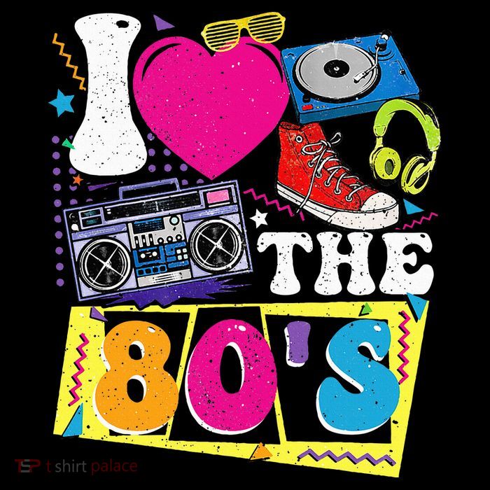 Vintage I Love The 80s I Love The 80s Kids T-Shirt