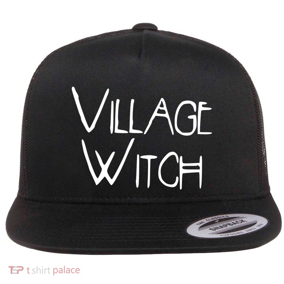 Village Witch Flat Bill Trucker Hat