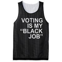 Voting Is My Black Job Proudly Mesh Reversible Basketball Jersey Tank