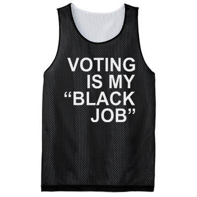 Voting Is My Black Job Proudly Mesh Reversible Basketball Jersey Tank