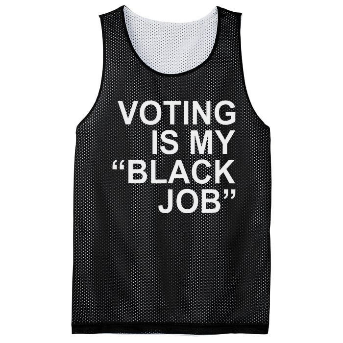 Voting Is My Black Job Proudly Mesh Reversible Basketball Jersey Tank