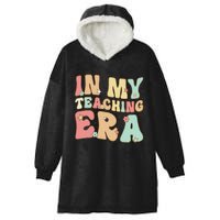 Vintage In My Teaching Era Cool Teacher Appreciation Gifts Hooded Wearable Blanket