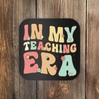 Vintage In My Teaching Era Cool Teacher Appreciation Gifts Coaster