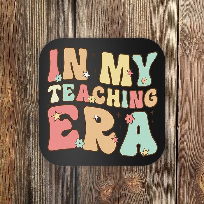 Vintage In My Teaching Era Cool Teacher Appreciation Gifts Coaster