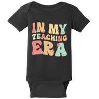 Vintage In My Teaching Era Cool Teacher Appreciation Gifts Baby Bodysuit