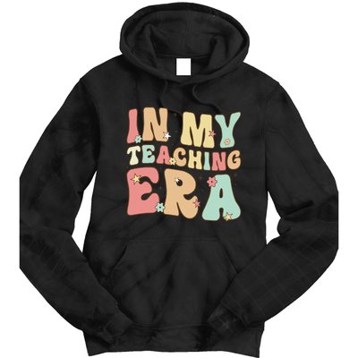 Vintage In My Teaching Era Cool Teacher Appreciation Gifts Tie Dye Hoodie