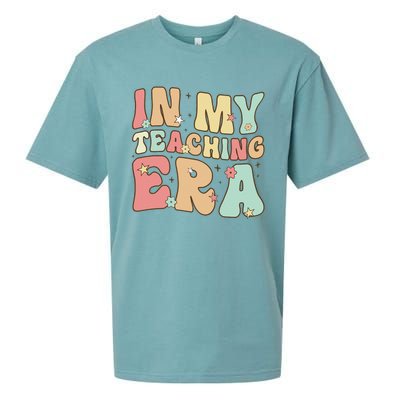 Vintage In My Teaching Era Cool Teacher Appreciation Gifts Sueded Cloud Jersey T-Shirt