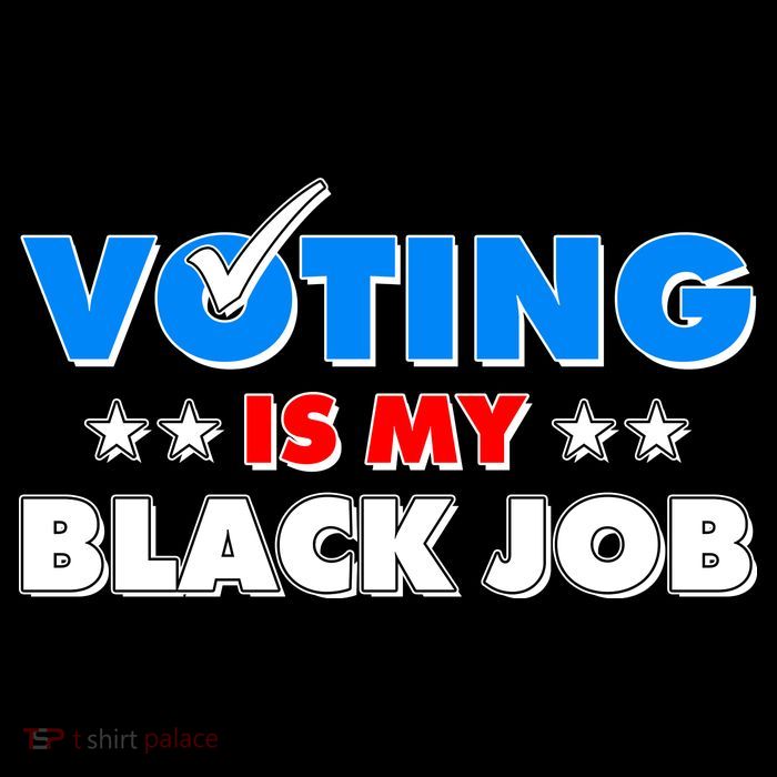 Voting Is My Black Job 2024 Election 16 in Basic Backpack