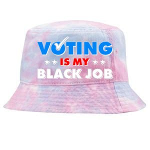 Voting Is My Black Job 2024 Election Tie-Dyed Bucket Hat