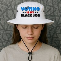 Voting Is My Black Job 2024 Election Bucket Hat
