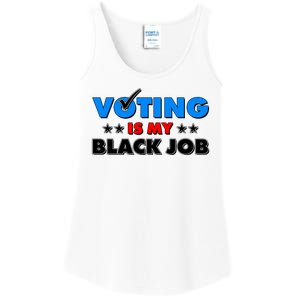 Voting Is My Black Job 2024 Election Ladies Essential Tank