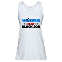 Voting Is My Black Job 2024 Election Ladies Essential Flowy Tank