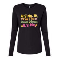 Vintage ItS Me Hi IM The Cool Mom Mothers Day Mom Birthday Womens Cotton Relaxed Long Sleeve T-Shirt