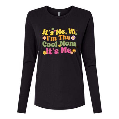 Vintage ItS Me Hi IM The Cool Mom Mothers Day Mom Birthday Womens Cotton Relaxed Long Sleeve T-Shirt