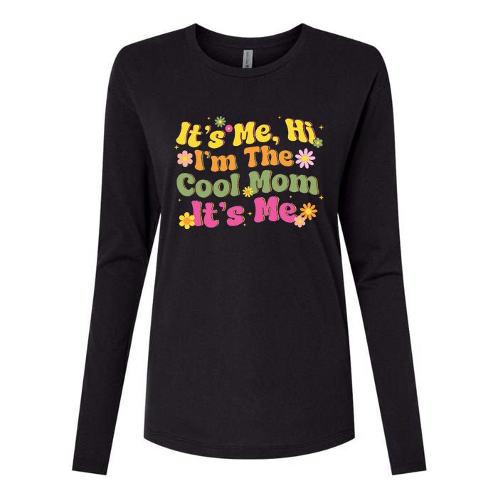 Vintage ItS Me Hi IM The Cool Mom Mothers Day Mom Birthday Womens Cotton Relaxed Long Sleeve T-Shirt