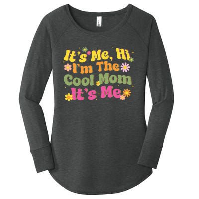 Vintage ItS Me Hi IM The Cool Mom Mothers Day Mom Birthday Women's Perfect Tri Tunic Long Sleeve Shirt