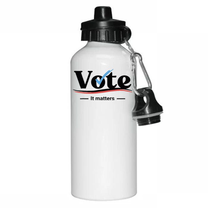 Vote It Matters Aluminum Water Bottle 