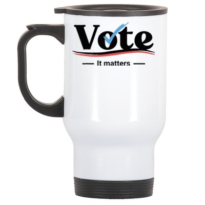 Vote It Matters Stainless Steel Travel Mug