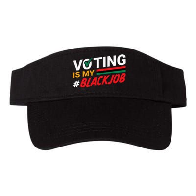 Voting Is My Black Job Valucap Bio-Washed Visor