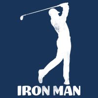Vintage Iron Man Golf Design Beanie