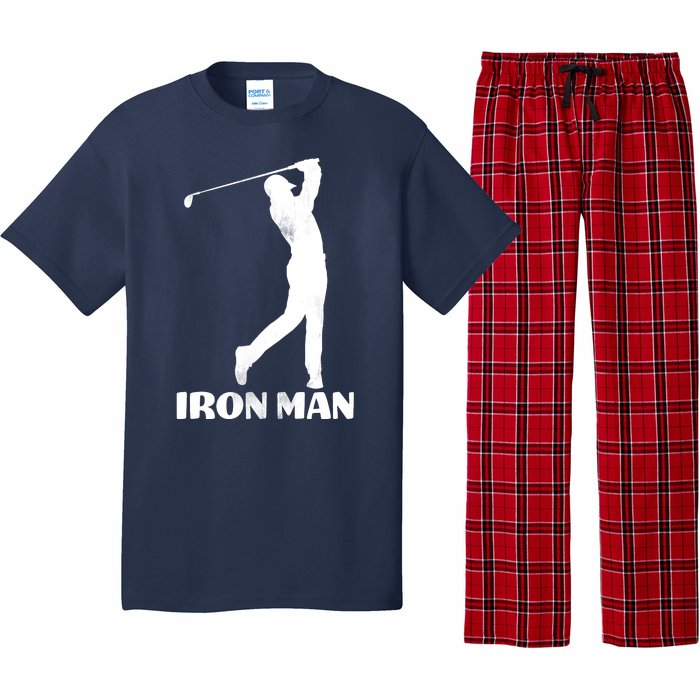 Vintage Iron Man Golf Design Pajama Set