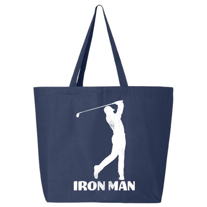 Vintage Iron Man Golf Design 25L Jumbo Tote