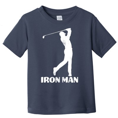 Vintage Iron Man Golf Design Toddler T-Shirt