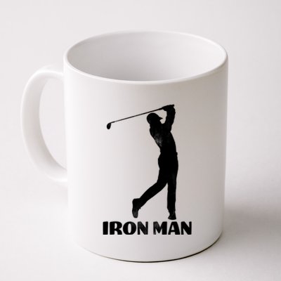 Vintage Iron Man Golf Design Coffee Mug