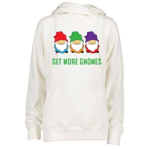 Voices In My Head Keep Telling Me Get More Gnomes Gift Womens Funnel Neck Pullover Hood