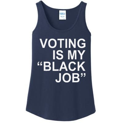 Voting Is My Black Job Ladies Essential Tank