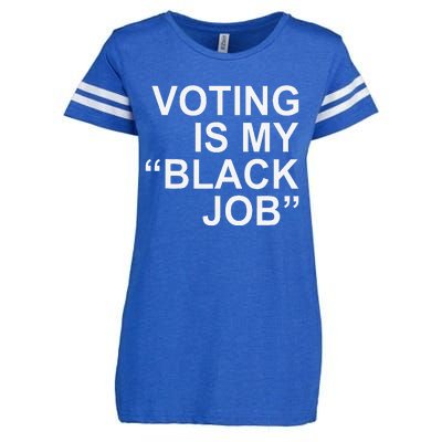 Voting Is My Black Job Enza Ladies Jersey Football T-Shirt