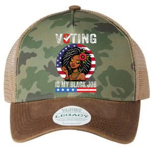 Voting Is My Black Job Legacy Tie Dye Trucker Hat