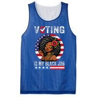 Voting Is My Black Job Mesh Reversible Basketball Jersey Tank