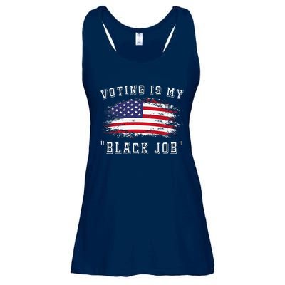 Voting Is My Black Job Ladies Essential Flowy Tank