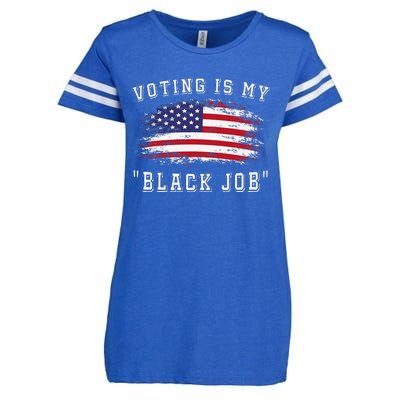 Voting Is My Black Job Enza Ladies Jersey Football T-Shirt